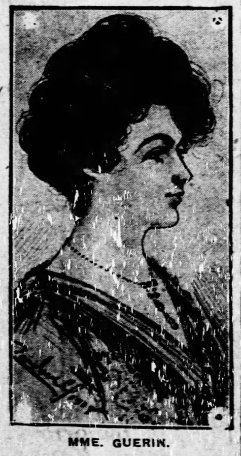 This is the image of Madame Guérin, accompanying the Salina Daily Union articles of 17 June & 01 July 1918.